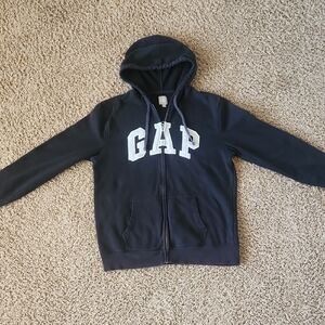 GAP Dark Blue Hoodie with White Logo